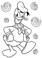kolorowanki Kaczor Donald od Walt Disney - malowanki do wydruku numer  10